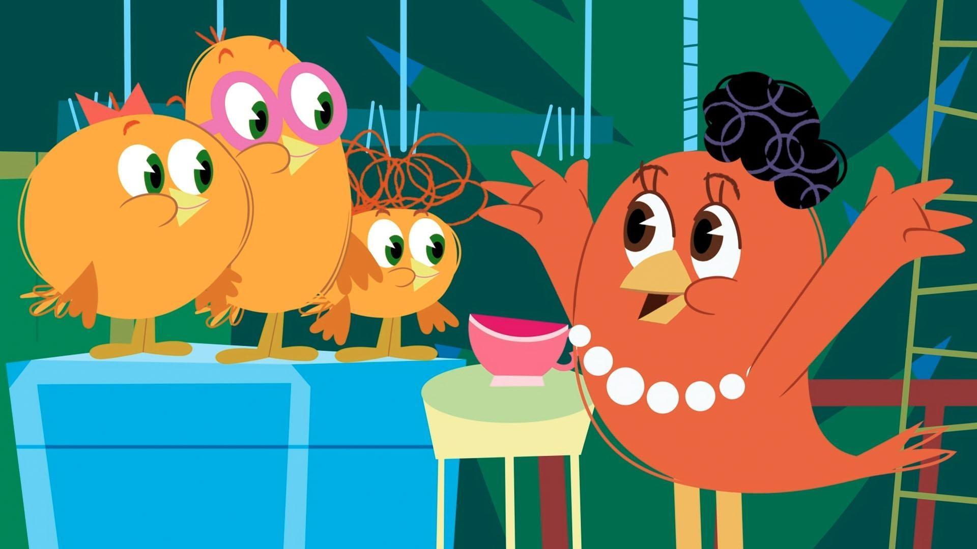 Rooster uses the Chick-a-Dees’ dance moves to learn a new song after Ella loses her voice!