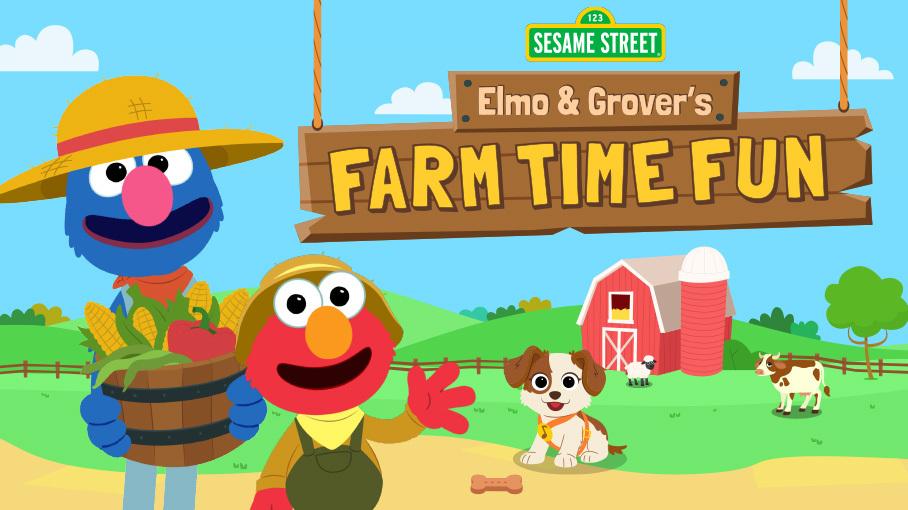 Elmo and Grover's Farm Time Fun