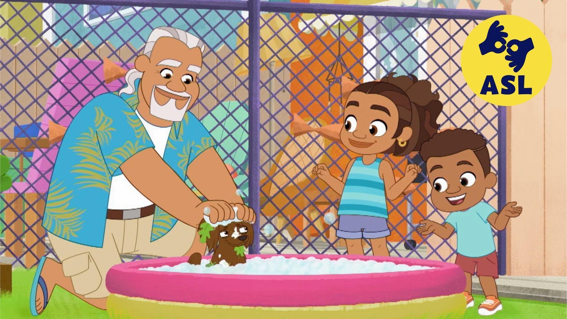 A dirty Chacho runs away. / Alma learns about Frankie’s old sneakers.