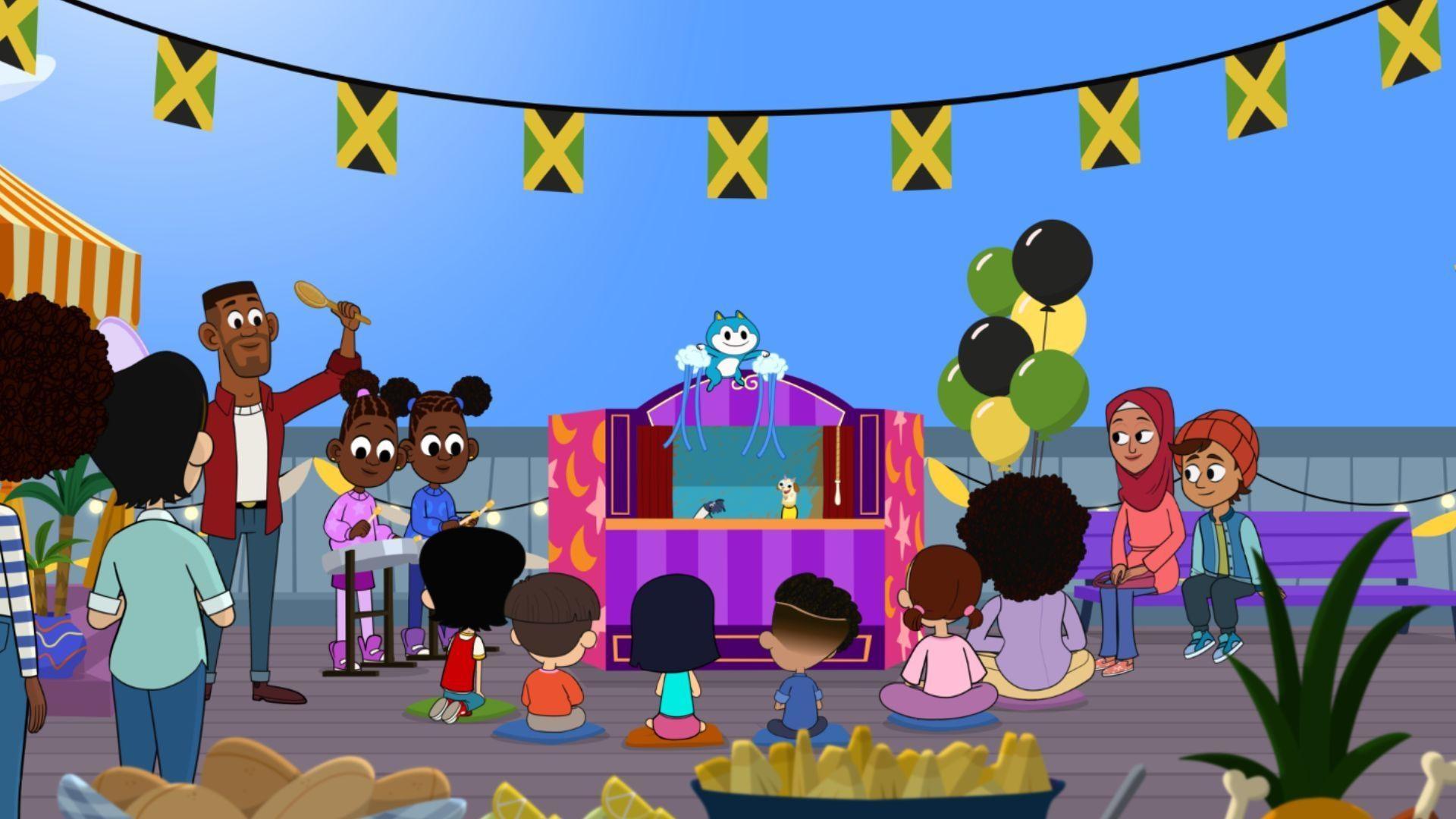 Liana has a problem with a school art project. /Luke and Lyla put on a puppet show.