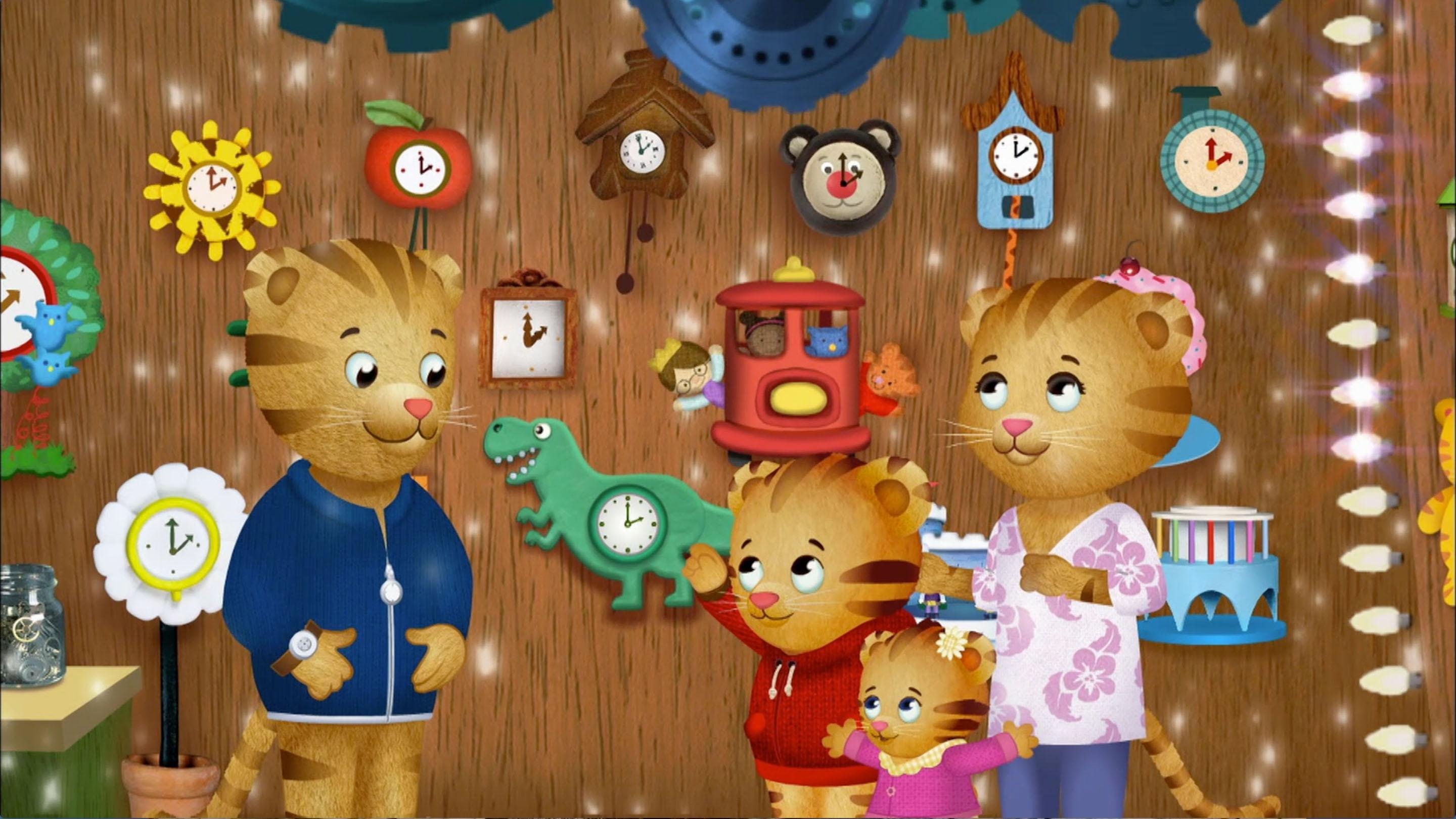 Daniel and his family visit the clock factory./Daniel notices how other families have fun.