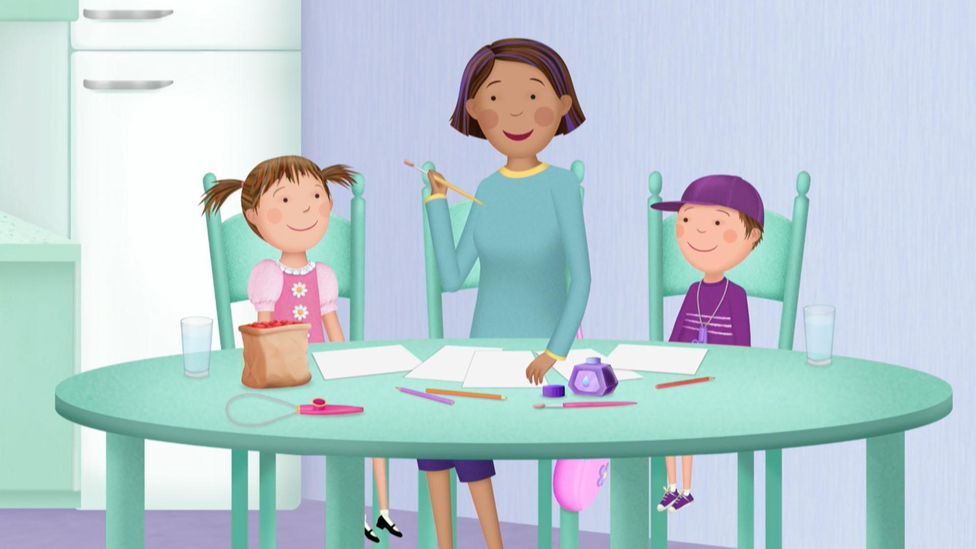 Indigo has a new, fun activity - invisible ink! / Rusty gets his very own doghouse!