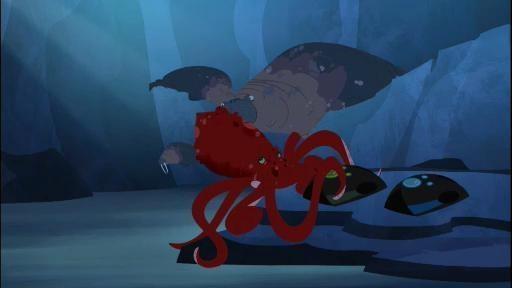 The Kratt brothers search for their Creature Power Suits aboard the new Octopod submarine.