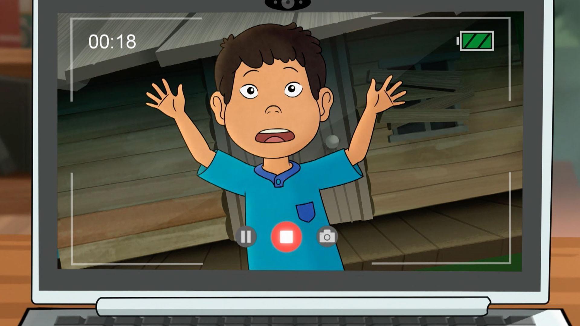 Molly and Tooey run into a ghost! / Nina takes Molly and Trini to see some puffins.