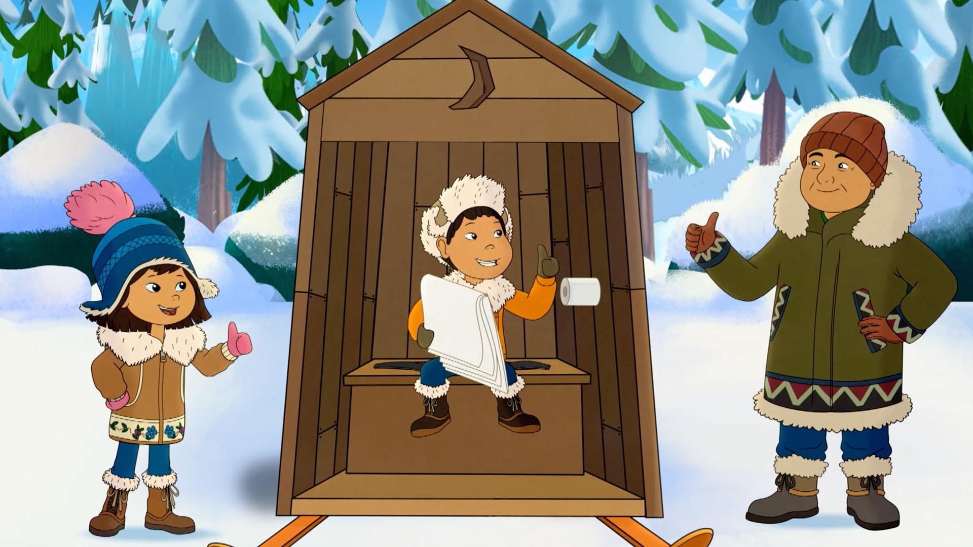 Molly and the gang organize an outhouse race. /  Great-Aunt Merna keeps losing her keys.