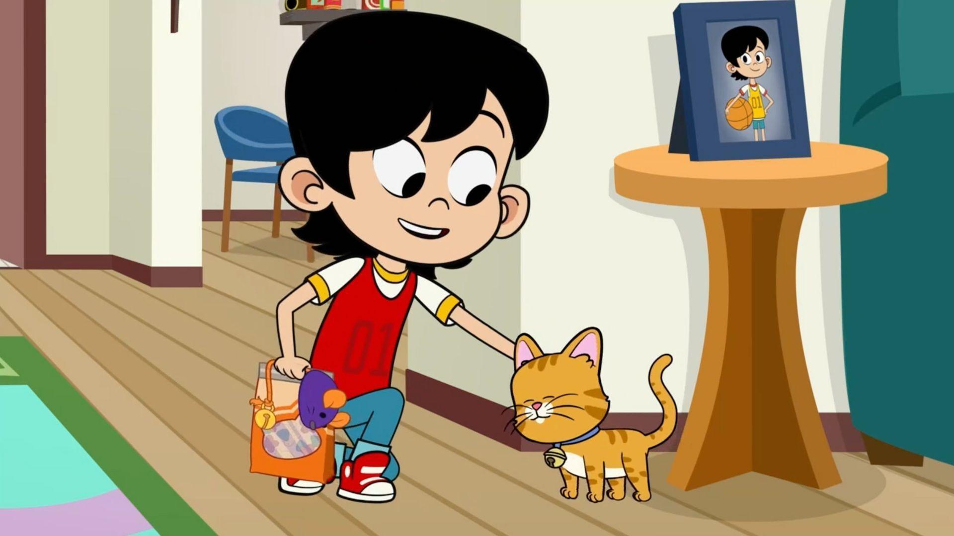 Lyla recreates a cake without a recipe. / Everett teaches his cat tricks.